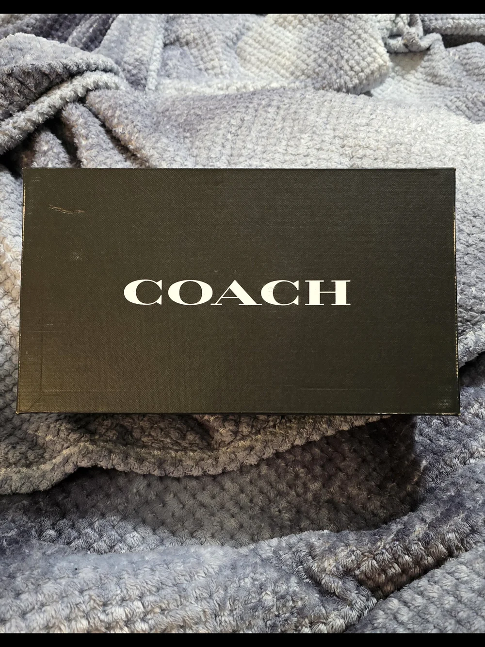 Coach Brown Canvas & Leather Slide Sandals with Gold Ring Accent - Picture 5 of 6